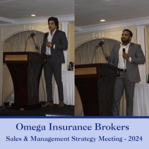omega insurance brokers managers giving insights AT annual-sales-meeting-2024